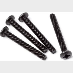 Button Head Screw M3x25 (4pcs) - Mv25042 - Maverick Rc