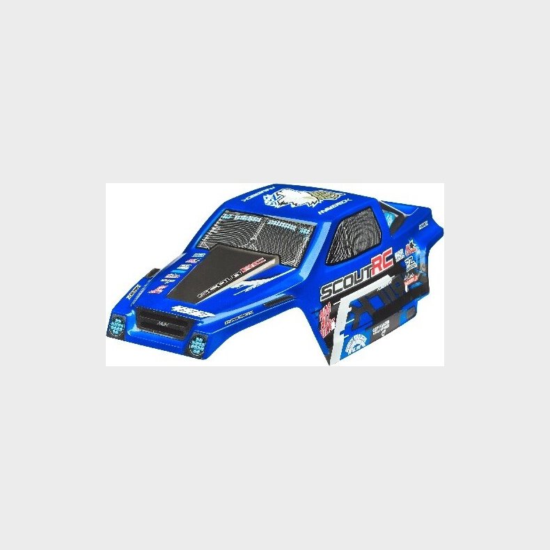 Painted Scout Rc Bodyshell Blue W/decals - Mv25066 - Maverick Rc