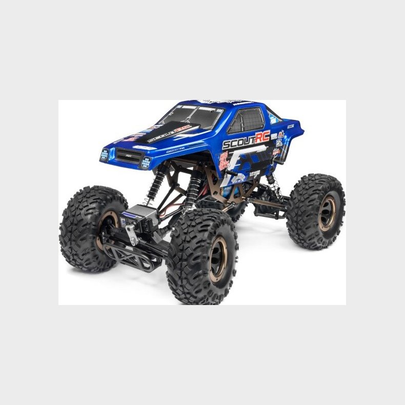 Clear Scout Rc Bodyshell W/decals - Mv25067 - Maverick Rc