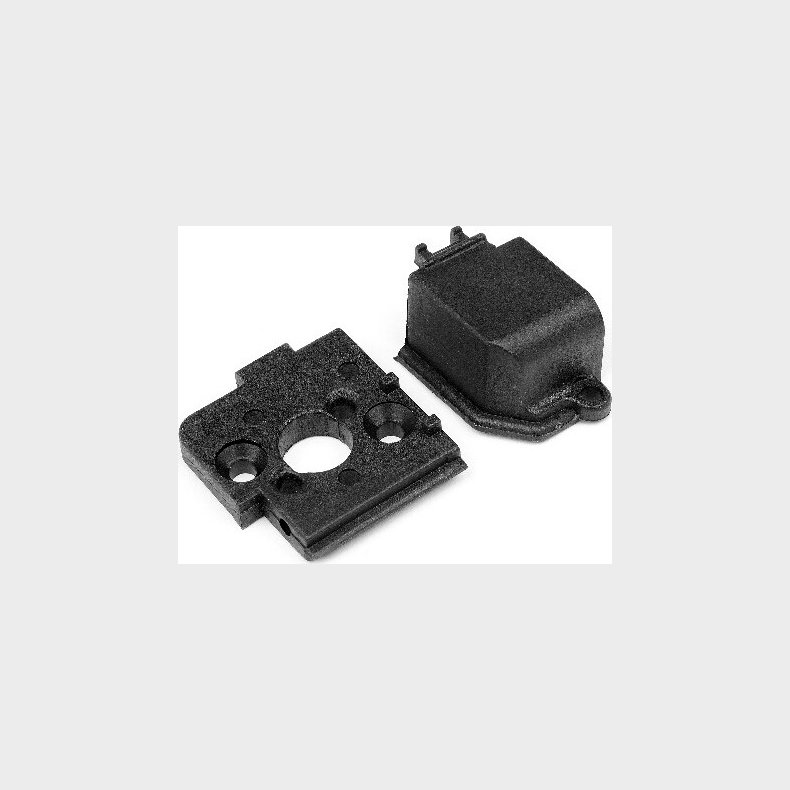 Motor Mount And Gear Cover 1pc (all Ion) - Mv28010 - Maverick Rc