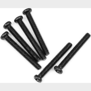 Button Head Screw M2.5 X 20mm 6pcs - Mv28032 - Maverick Rc