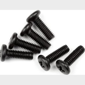 Button Head Screw M2.5 X 8mm 6pcs - Mv28035 - Maverick Rc