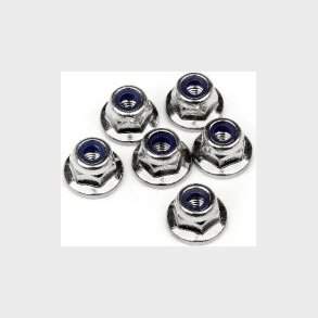 Flanged Lock Nut M3 6pcs - Mv28041 - Maverick Rc