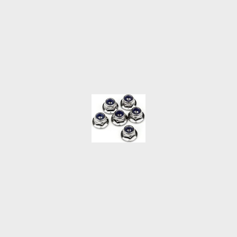 Flanged Lock Nut M3 6pcs - Mv28041 - Maverick Rc