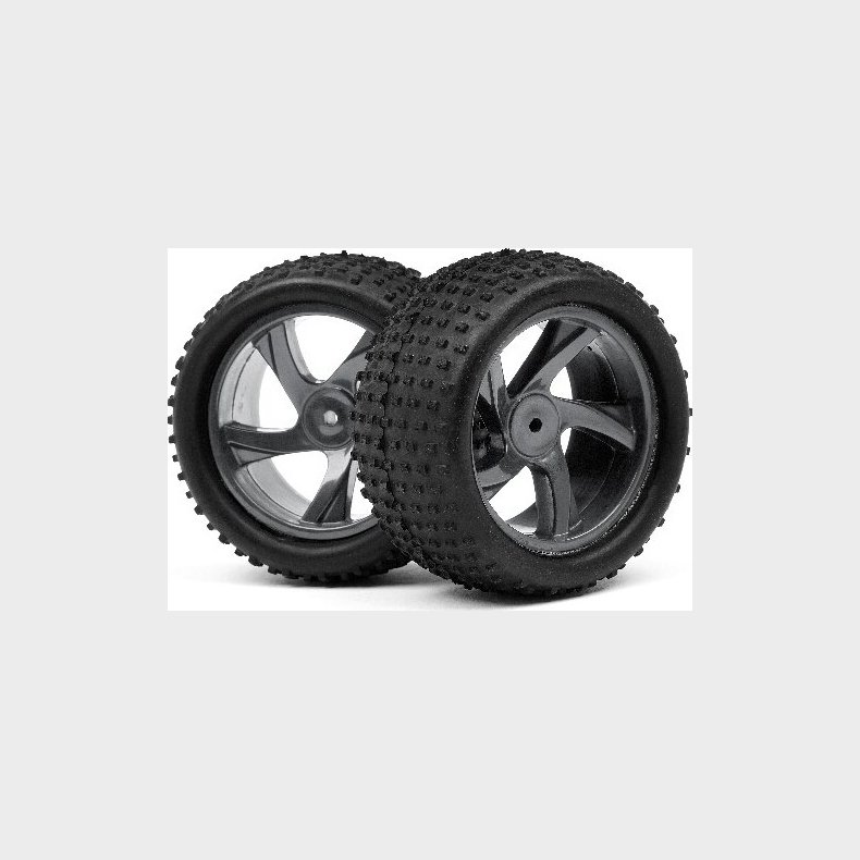 1/18 Truggy Wheel &amp; Tyre Assembly (ion Xt) - Mv28047 - Maverick Rc