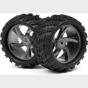 1/18 Monster Truck Wheel & Tyre Assembly (ion Mt) - Mv28055 - Maverick Rc