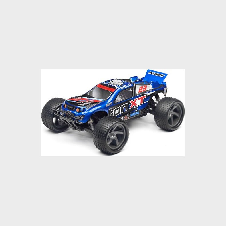 Truggy Painted Body Blue With Decals (ion Xt) - Mv28065 - Maverick Rc