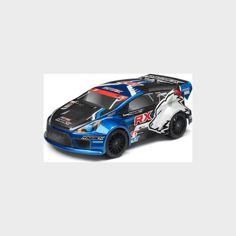 Rally Painted Body Blue With Decals (ion Rx) - Mv28070 - Maverick Rc