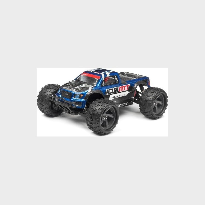 Clear Monster Truck Body With Decals (ion Mt) - Mv28074 - Maverick Rc