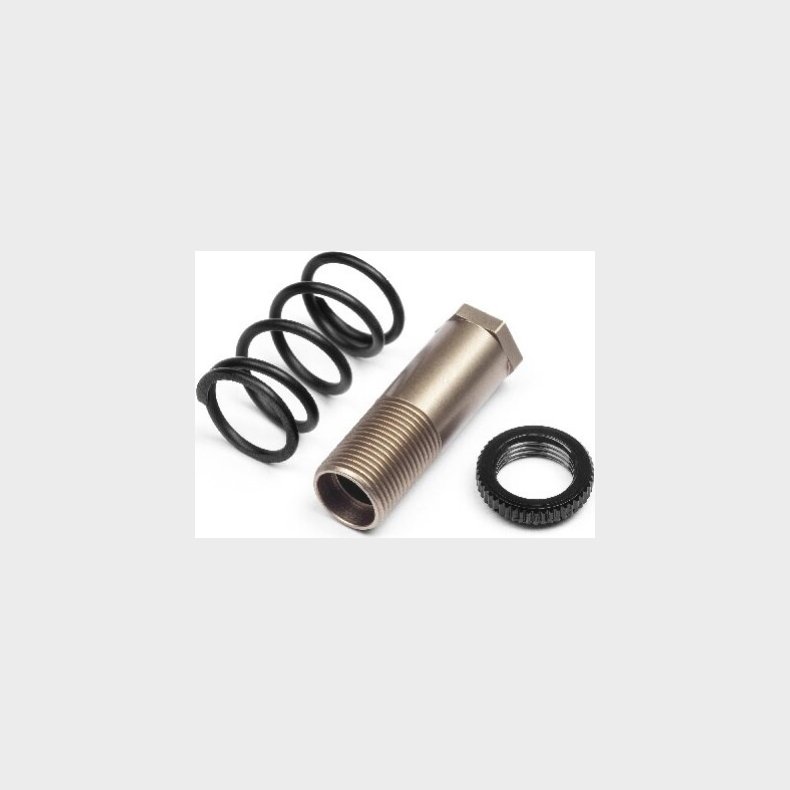 Servo Saver Threaded Shaft/ Spring / Spring Seat - Mv29048 - Maverick Rc