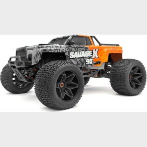 Gt-6 Sportcab Painted Truck Body (grey/orange) - Hp160104 - Hpi Racing