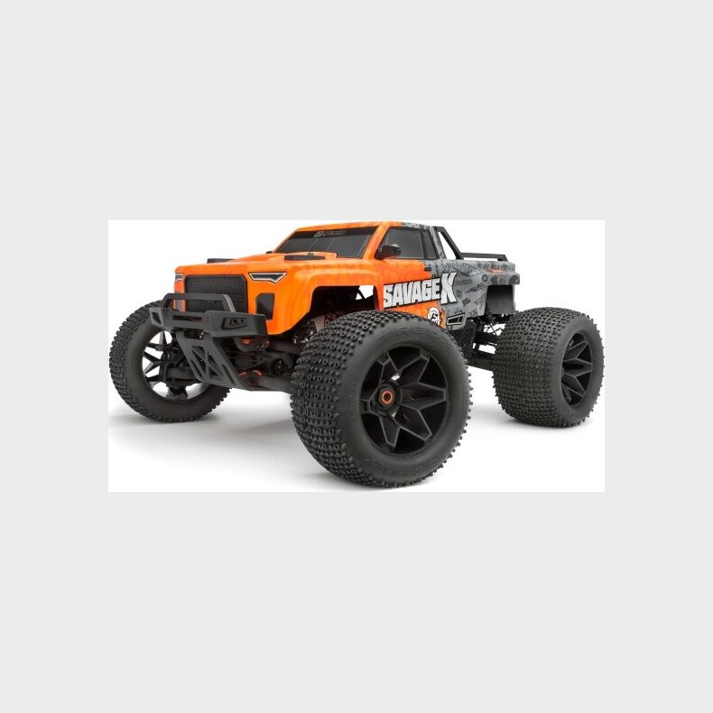 Gt-6 Sportcab Painted Truck Body (orange/grey) - Hp160105 - Hpi Racing