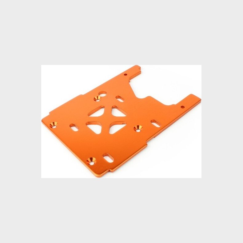 Engine Plate 3.0mm (orange) - Hp160113 - Hpi Racing