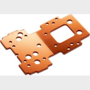 Bulkhead Lower Plate 2.5mm (flux/orange) - Hp160143 - Hpi Racing