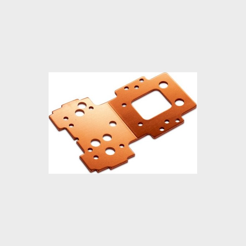 Bulkhead Lower Plate 2.5mm (flux/orange) - Hp160143 - Hpi Racing