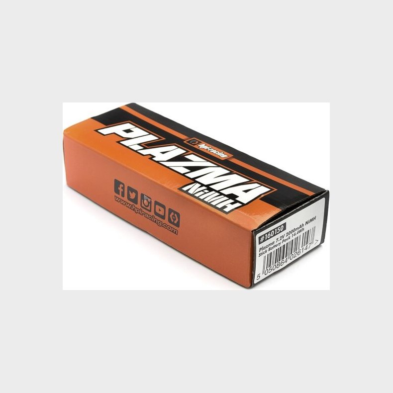 Plazma 7.2v 2000mah Nimh Stick Battery Pack - Hp160150 - Hpi Racing