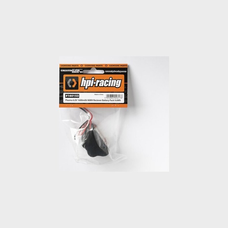 Plazma 6.0v 1600mah Nimh Receiver Battery Pack - Hp160153 - Hpi Racing