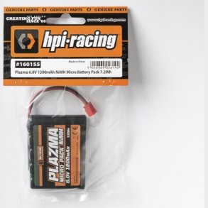 Plazma 6.0v 1200mah Nimh Micro Battery Pack - Hp160155 - Hpi Racing