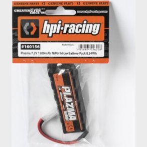 Plazma 7.2v 1200mah Nimh Mini Stick Battery Pack - Hp160156 - Hpi Racing