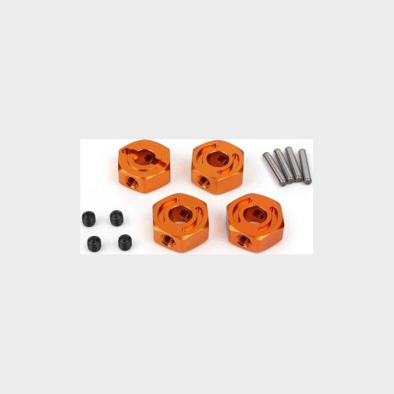 Aluminium Hex Hub Set Lock Type (12mm Jumpshot) - Hp160240 - Hpi Racing