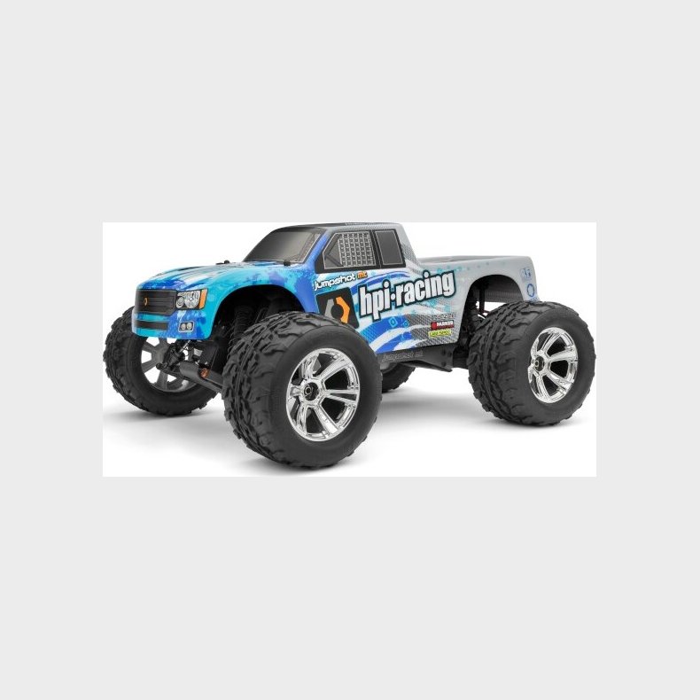 Jumpshot Mt V2 Painted Bodyshell - Blue/silver - Hp160264 - Hpi Racing