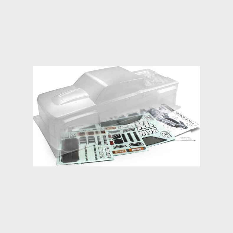 Gtxl-6 Kingcab Clear Truck Body (savage Xl) - Hp160366 - Hpi Racing