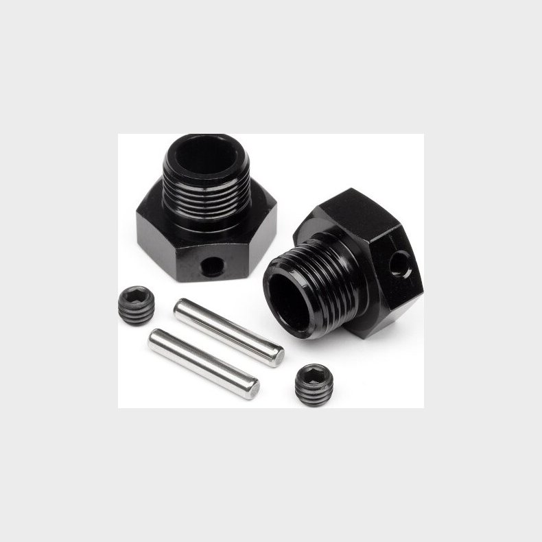 Wheel Hex Hub 6.7mm (2pcs/black) - Hp67804 - Hpi Racing