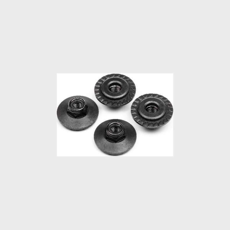 Flanged Lock Nut M5x8mm (4pcs) - Mv29092 - Maverick Rc