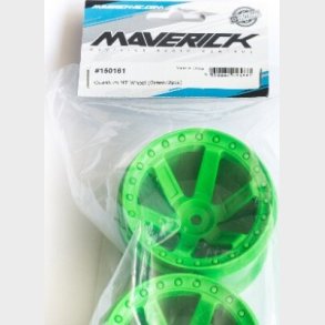 Quantum Mt Wheel (green/2pcs) - Mv150161 - Maverick Rc