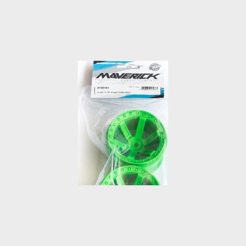 Quantum Mt Wheel (green/2pcs) - Mv150161 - Maverick Rc