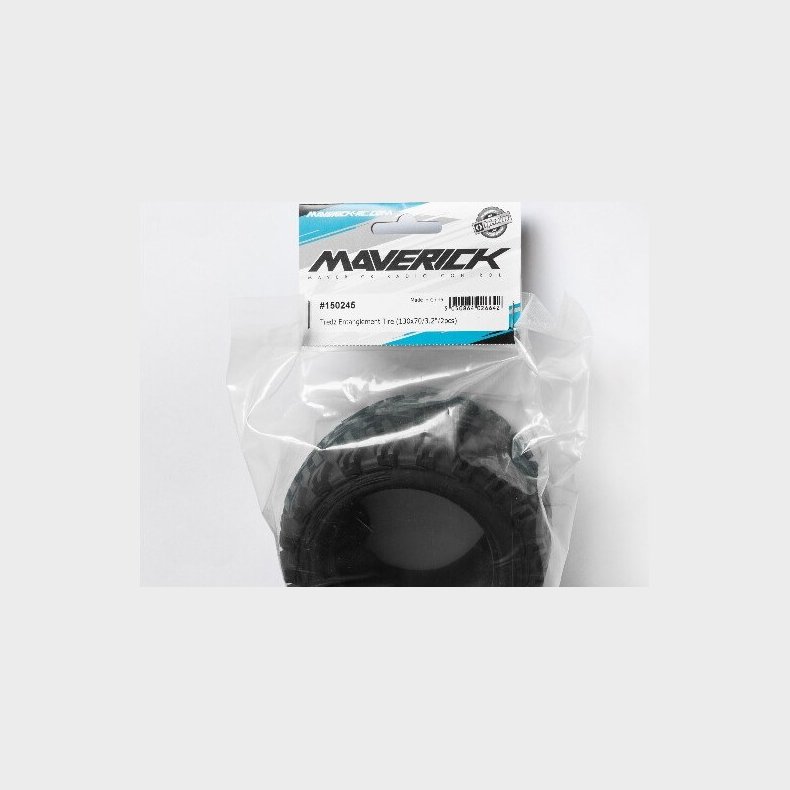 Tredz Entanglement Tire (130x70/3.2in/2pcs) - Mv150245 - Maverick Rc