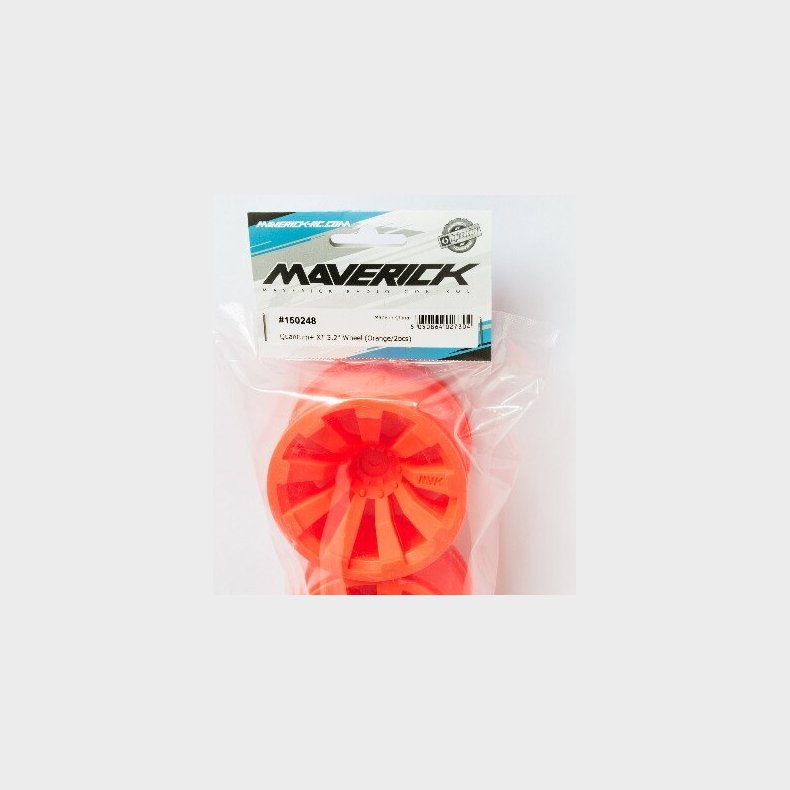 Quantum+ Xt 3.2in Wheel (orange/2pcs) - Mv150248 - Maverick Rc