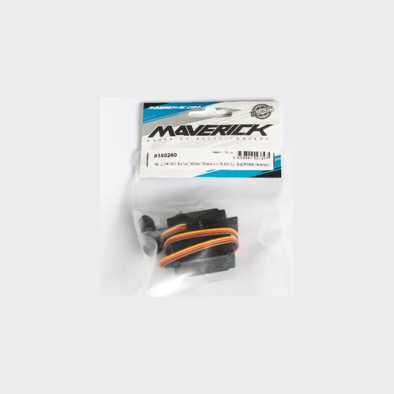 Ms-15mgwr Servo (w.resistant/6.0v/15.0kg/m.gear) - Mv150260 - Maverick Rc