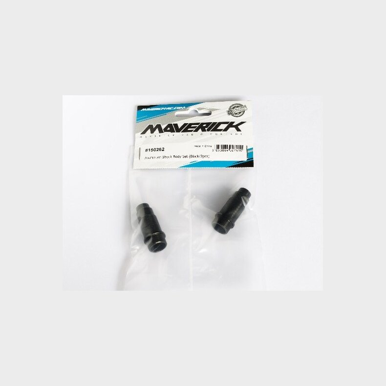 Aluminum Shock Body Set (black/2pcs) - Mv150262 - Maverick Rc