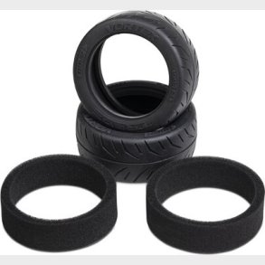 Tredz Vortex Belted Tire (95x42mm/2.6-3.0in/2pcs) - Mv150298 - Maverick Rc