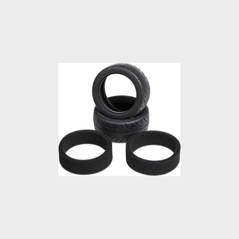 Tredz Vortex Belted Tire (95x42mm/2.6-3.0in/2pcs) - Mv150298 - Maverick Rc