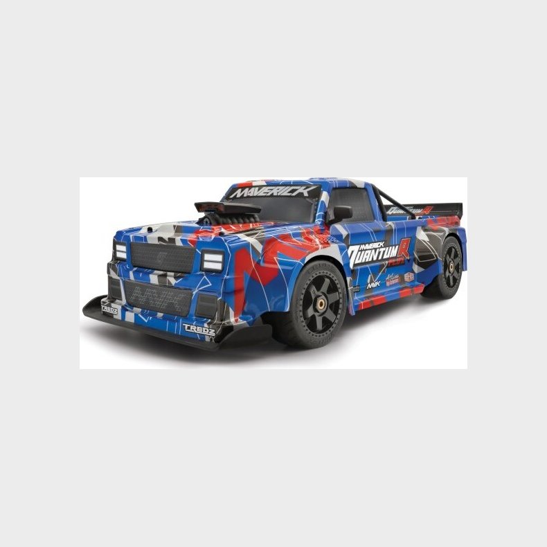 Quantumr Race Truck Body (blue/red) - Mv150318 - Maverick Rc