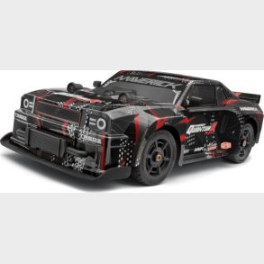 Quantumr Muscle Car Body - Black/red - Mv150352 - Maverick Rc
