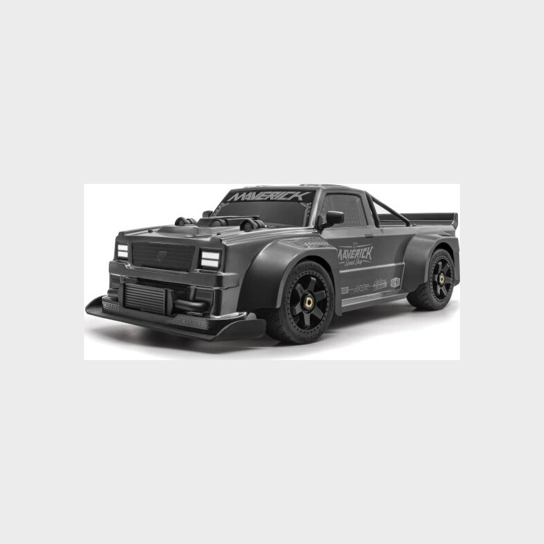 Quantumr Race Truck Body (grey) - Mv150353 - Maverick Rc
