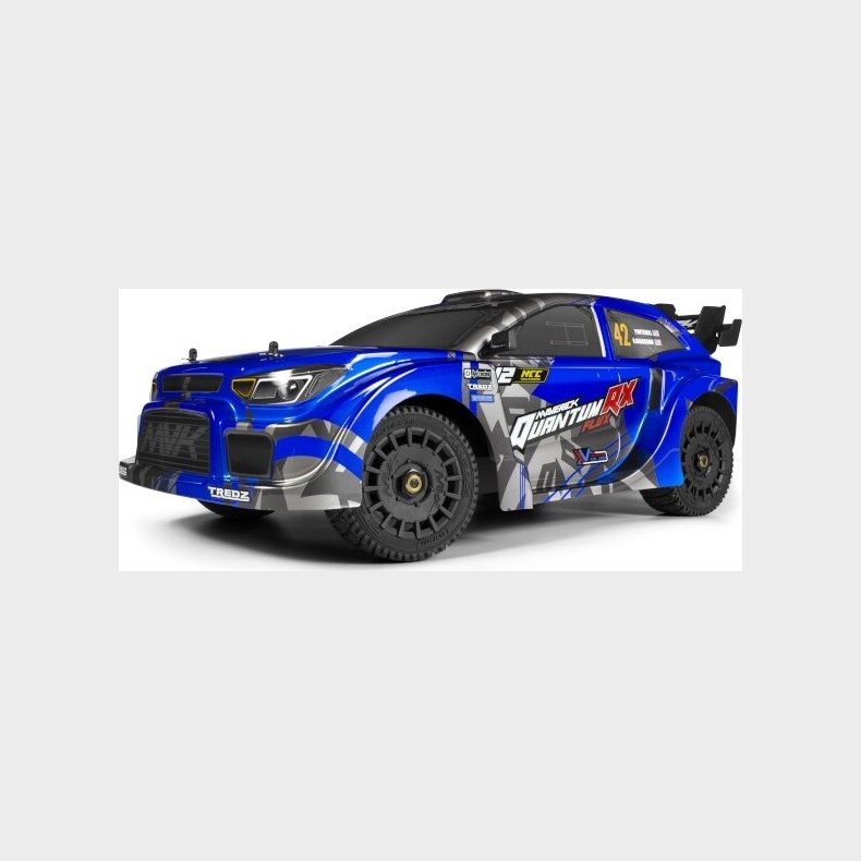 Quantumrx Rally Car Body - Blue - Mv150363 - Maverick Rc