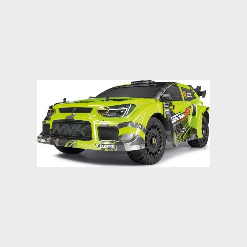 Quantumrx Rally Car Body - Fluoro Green - Mv150364 - Maverick Rc