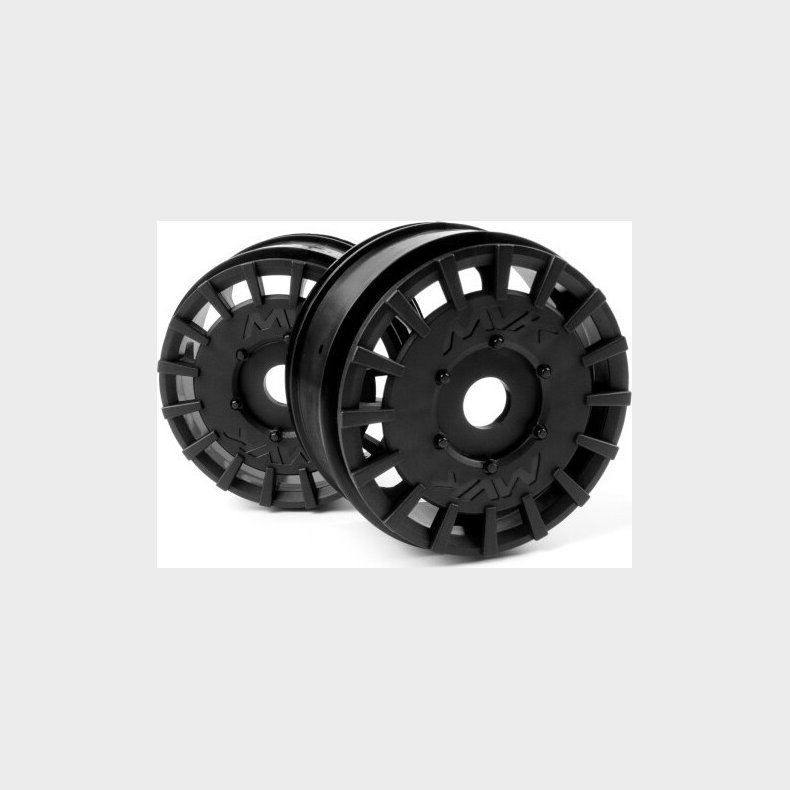 Quantumr Rally Car Wheel (black/2pcs) - Mv150365 - Maverick Rc