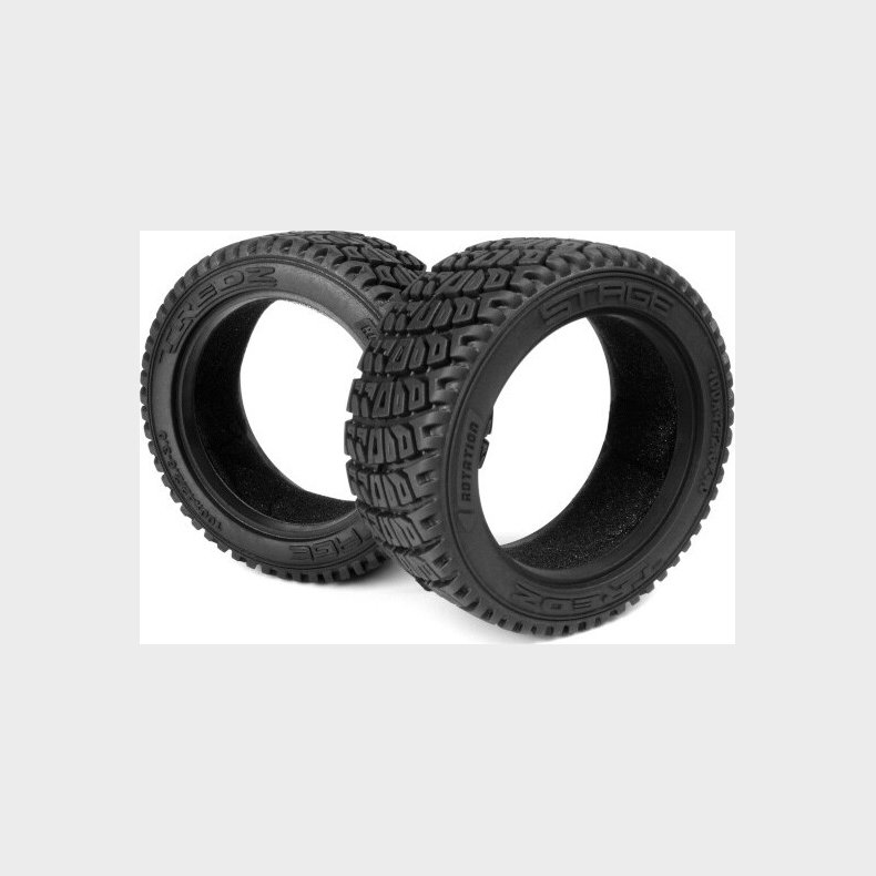 Tredz Stage Belted Tire (100x42mm/2.6-3.0in/2pcs) - Mv150366 - Maverick Rc