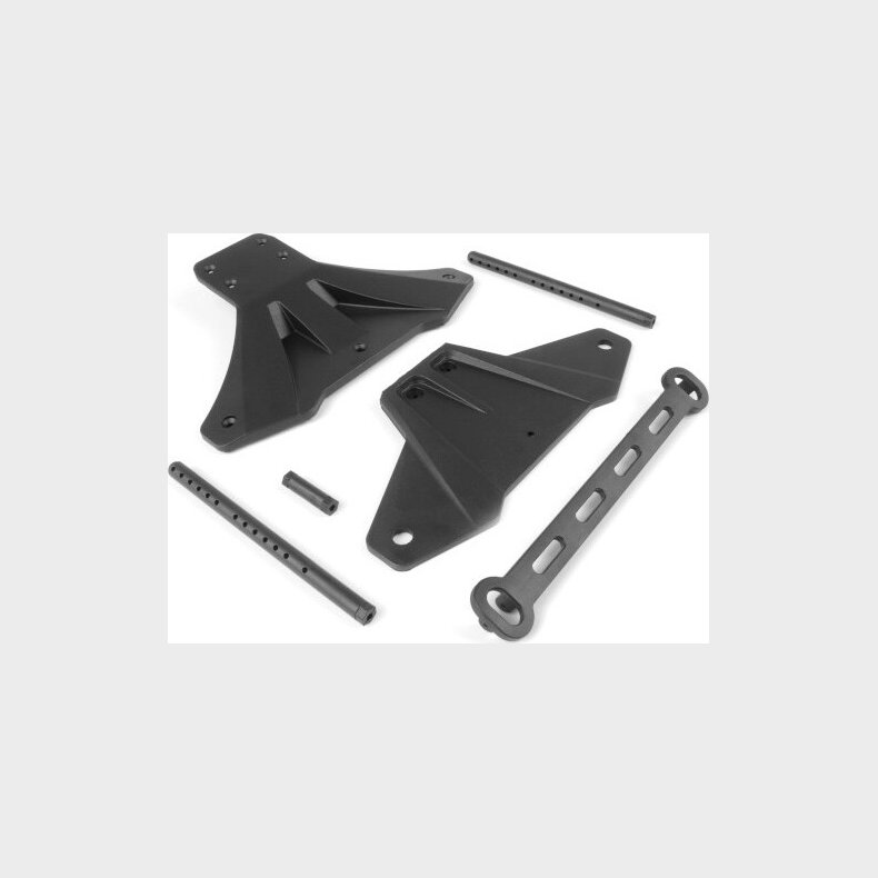 Rally Front Bumper &amp; Body Post - Mv150367 - Maverick Rc