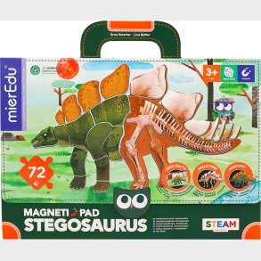 Magnetisk Legetj Med Tavle - Stegosaurus - Mieredu