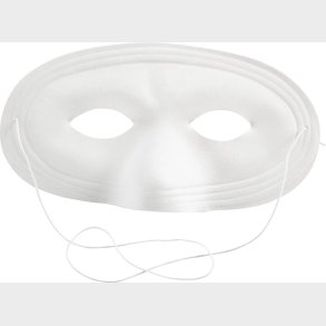 Mal Selv Maske - Halvmaske - Hvid