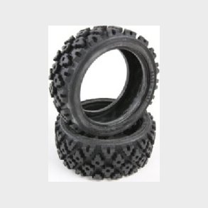 Rc Rally Block Tire Set - 50476 - Tamiya