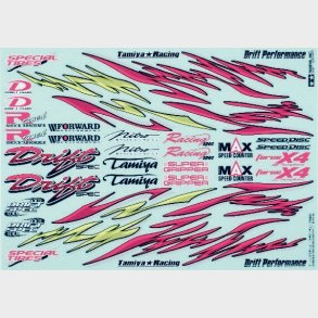 Marking Sticker Grafitti - 53886 - Tamiya