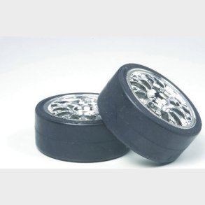 Rc Metal Plated Mesh Wheels Drift 26mm - 53959 - Tamiya