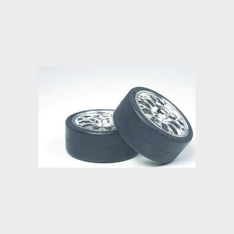 Rc Metal Plated Mesh Wheels Drift 26mm - 53959 - Tamiya